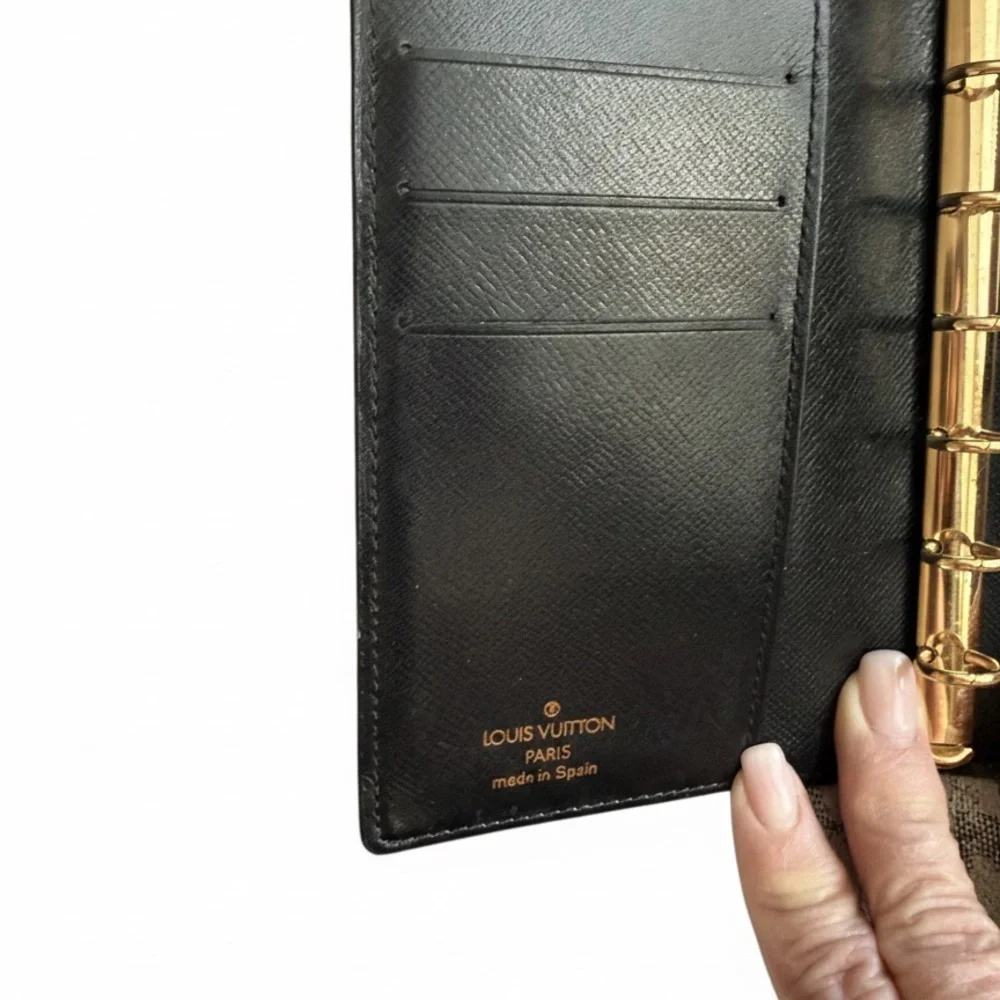 Louis Vuitton Authentic Epi Blue Agenda